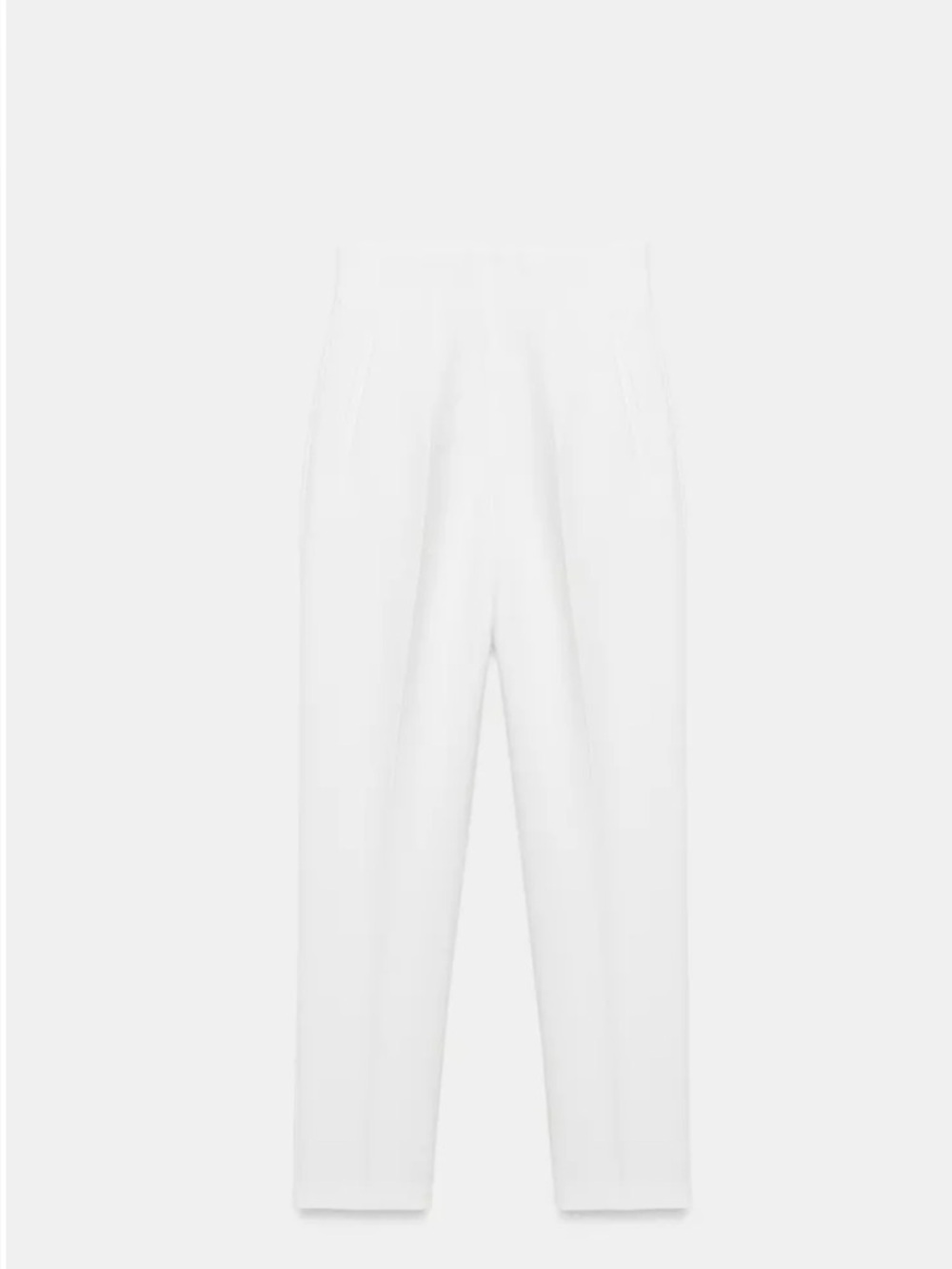 Zara Ivory Wide-Leg Trousers